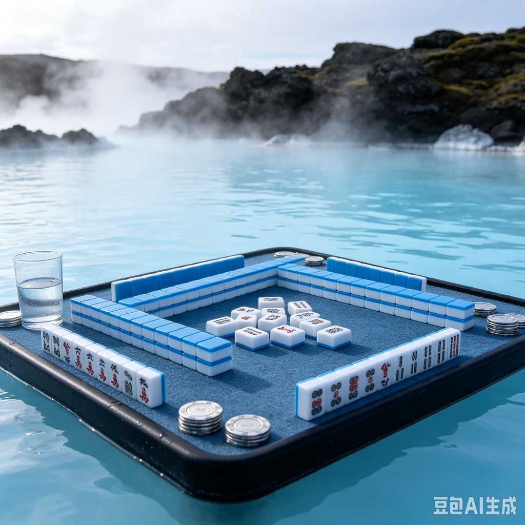 modern oriental mahjong set