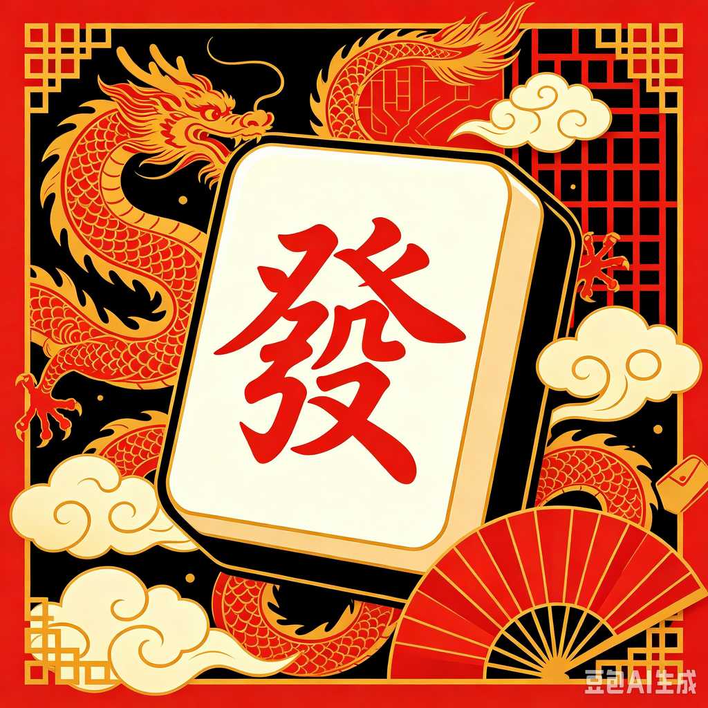 simple text mahjong tiles