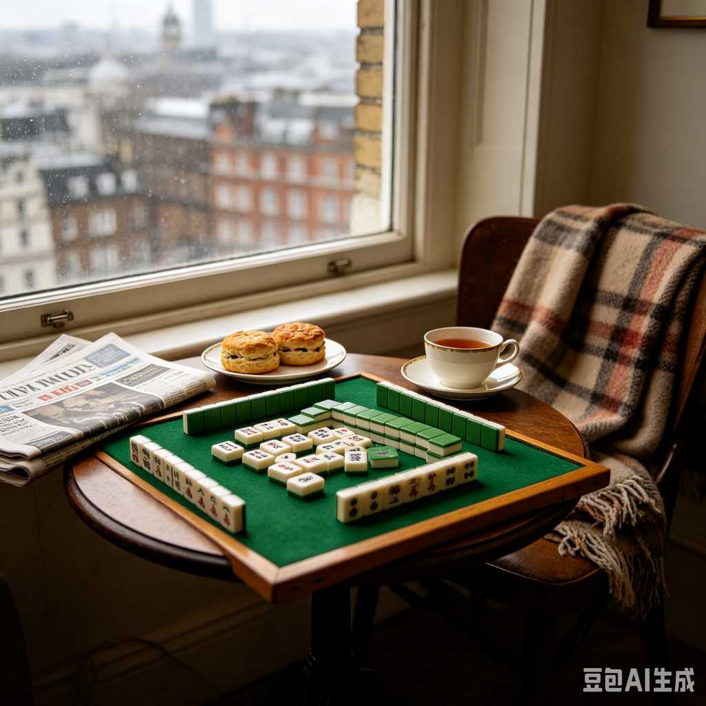 travel mahjong table mat set